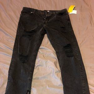 H&M ripped jeans